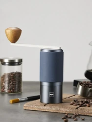 Hand Crank Coffee Grinder Household Small Hand Brewing Italian Style Grinding Integrated Portable Hand Grinder Coffee Machine