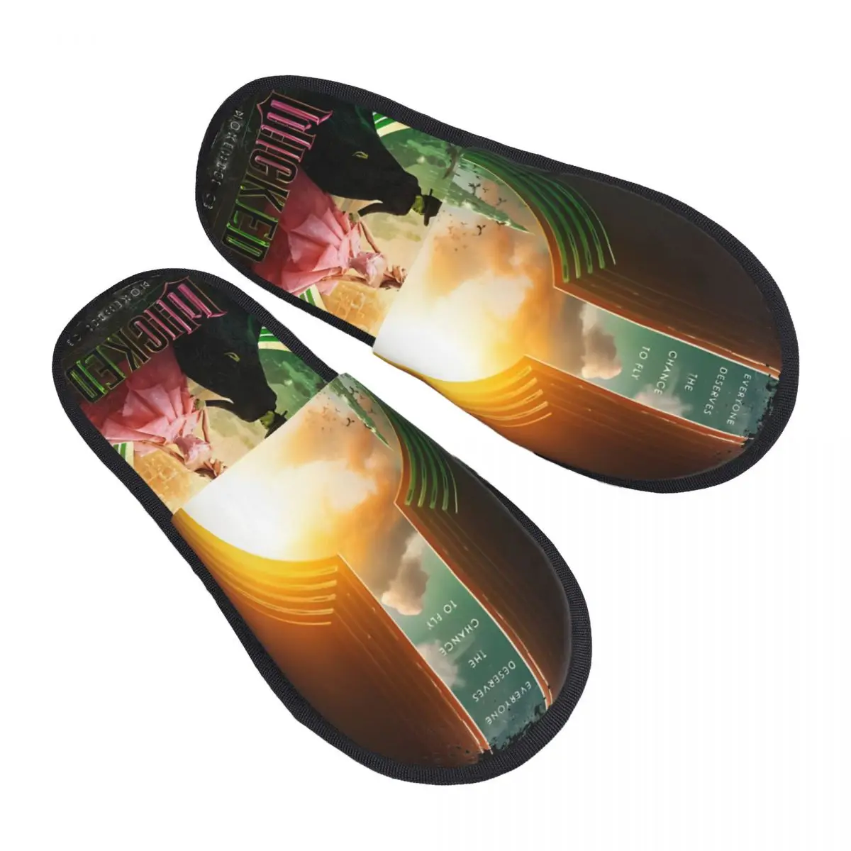 

Зимние хлопковые домашние тапочки Wicked Fantasy Movie, домашние уютные тапочки из пены с эффектом памяти, нескользящие
