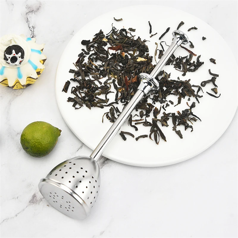Kitchen Accessories New Tea Strainer Amazing Stainless Steel Infuser Pipe Design Touch Feel Holder Tool Tea Spoon Infuser Filter