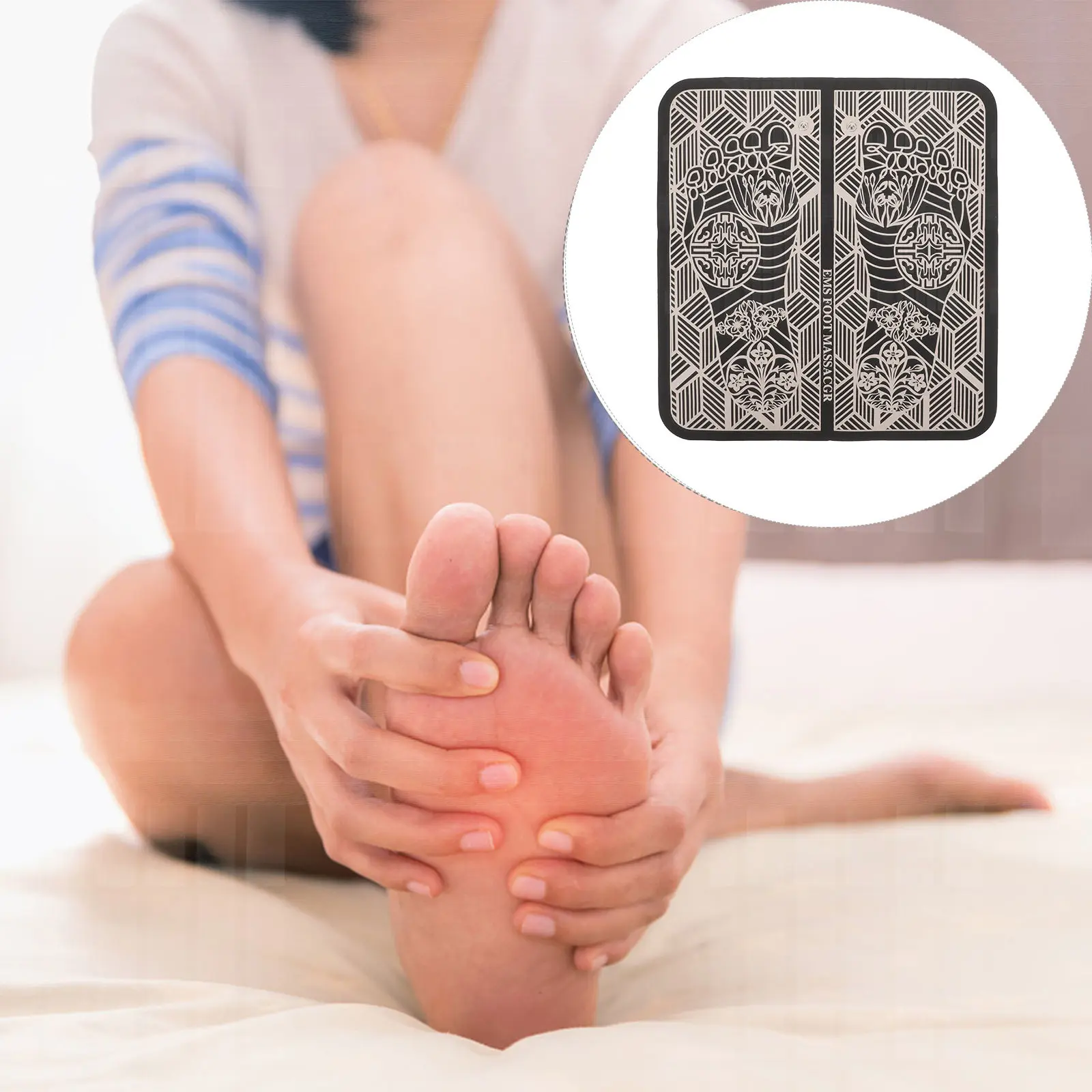 

Comfortable Foot Massager Accessories Massaging Pad Bath Feet Machine Accessory Mat Machines Parts