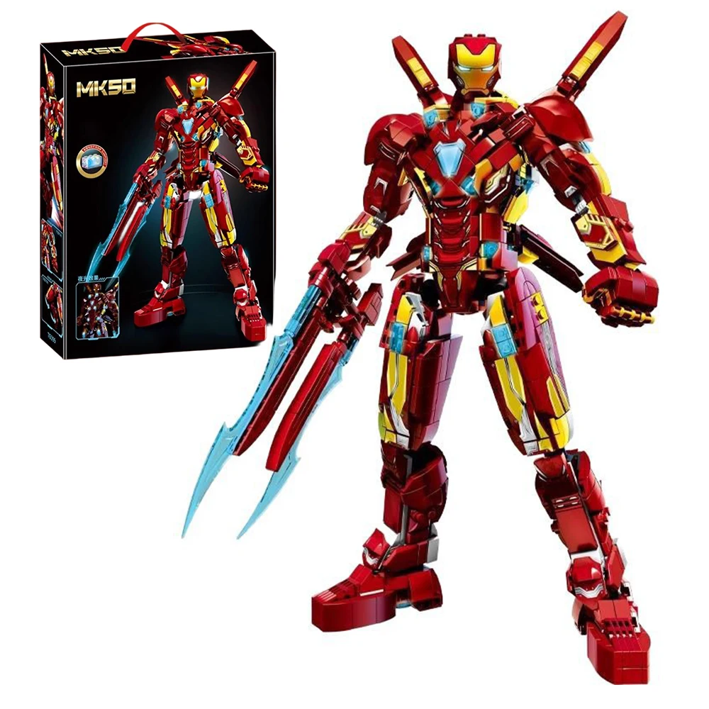 

1568PCS MOC Mech Series Assembly Building Blocks Combat Warrior Assemble Bricks Action Children Educational Toys Birthday Gifts