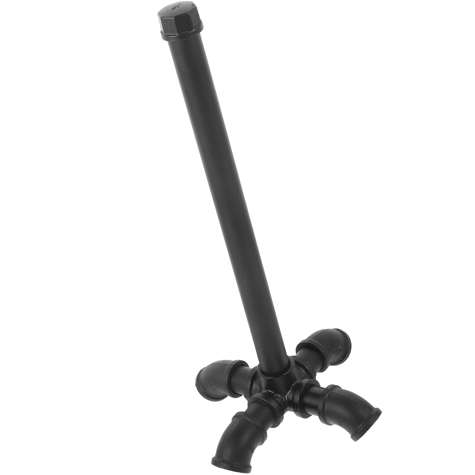 

Standing Paper Towel Holder Iron Kitchen Roll Organizer Vertical Tissue Stand For Countertop Bathroom Use Metal Rack