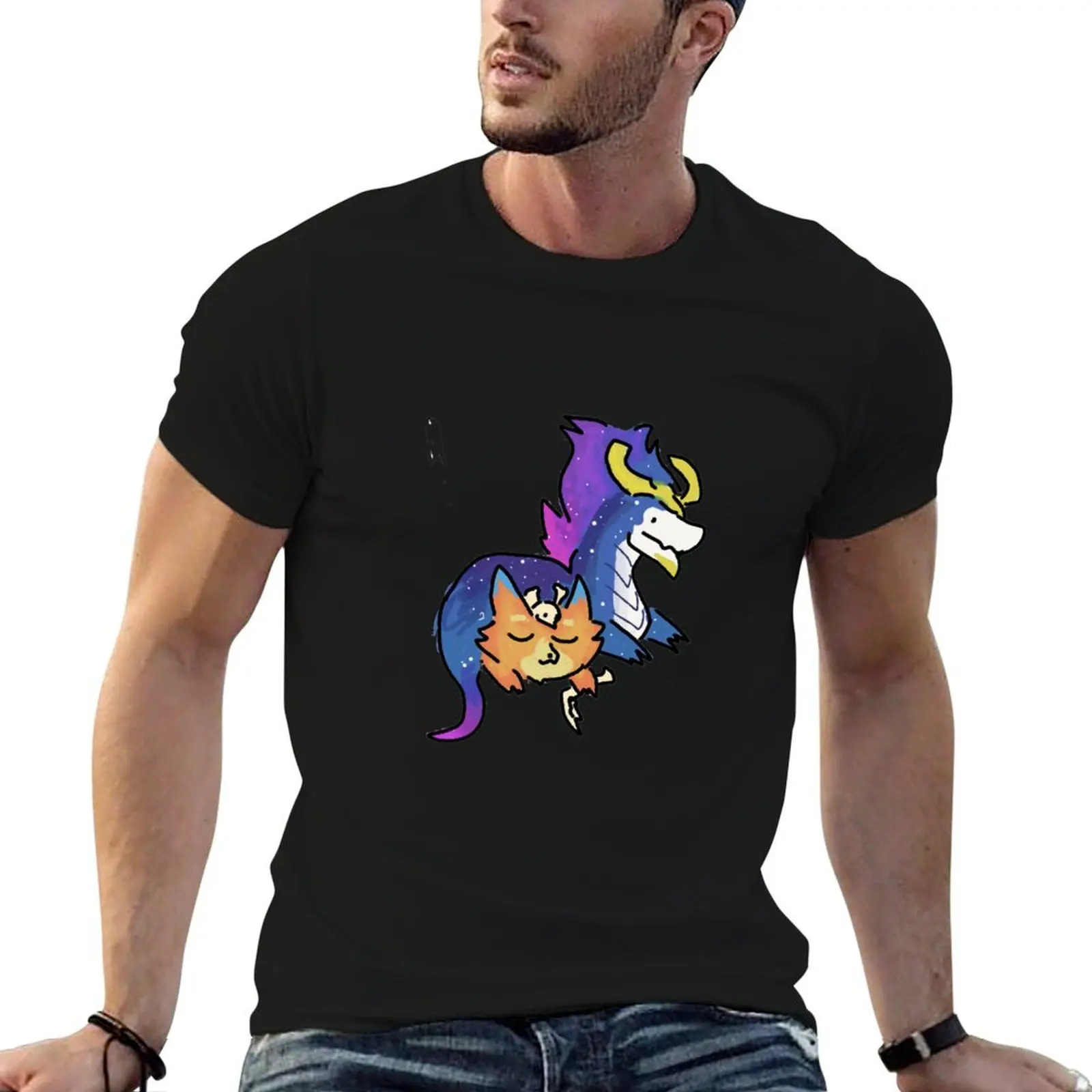 Aurelion & Gnar UwU T-Shirt heavyweights plus sizes oversized t shirts for men