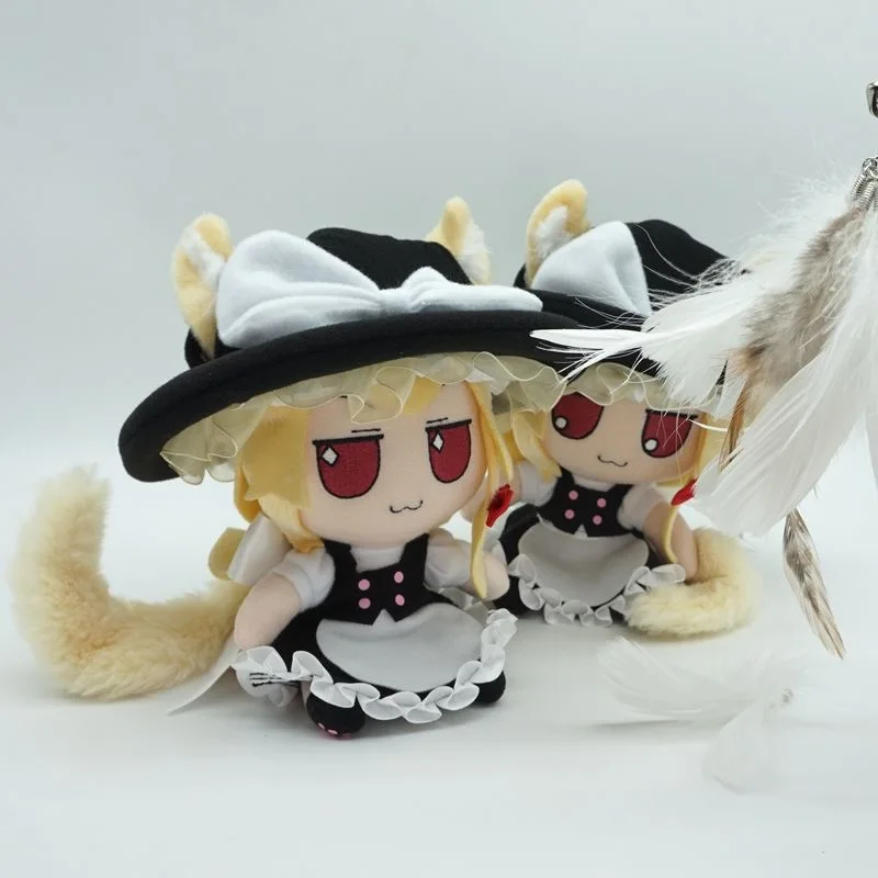 Peluches del Anime Fomo Kirisame Marisa TouHou Project, Muñeca de Peluche Sellada del Club Smoke, Peluche de Cosplay, Regalos de Cumpleaños y Navidad