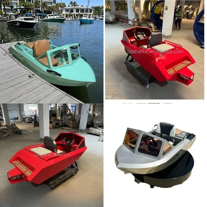 High Cost-Effective 2 Stroke 115HP FRP Mini Jet Ski Boat for Shark 1 Seat 197cm 50km/h Water Ski Boat