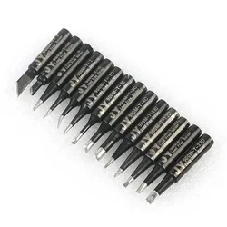 14pcs/lots JY Black King ESD Lead-free Solder Tip Set 936 Soldering Station 900M-T-K FOR Hakko Saike 852 936 909D 8586 852D+