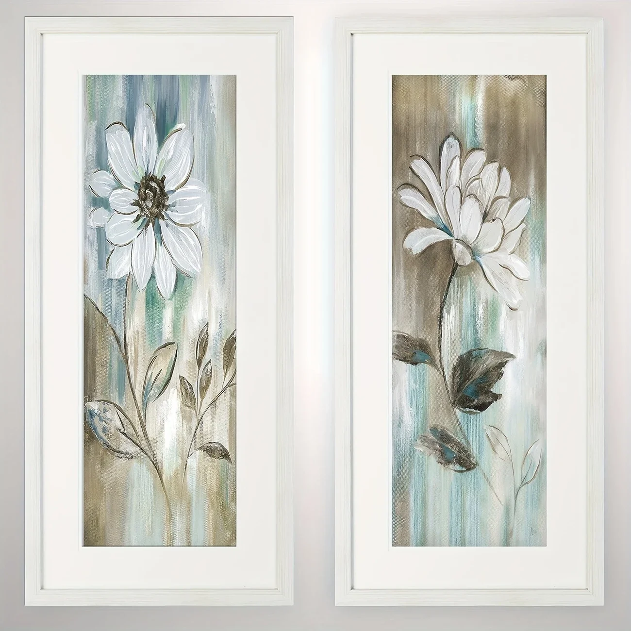 

Винтажный постер с цветочным рисунком сада, белые цветы в стиле ретро, подходит для спальни, столовой, гостиной, без рамки