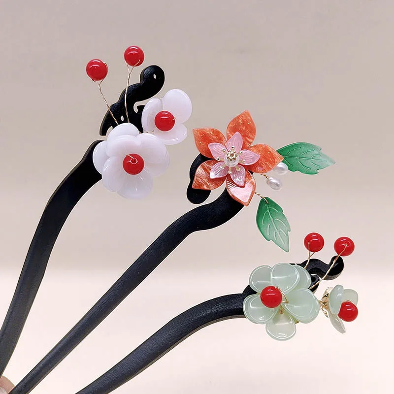 

Новые заколки для волос в китайском стиле, заколки для волос Hanfu, заколки и головные уборы в древнем стиле, аксессуары для волос в стиле ретро.