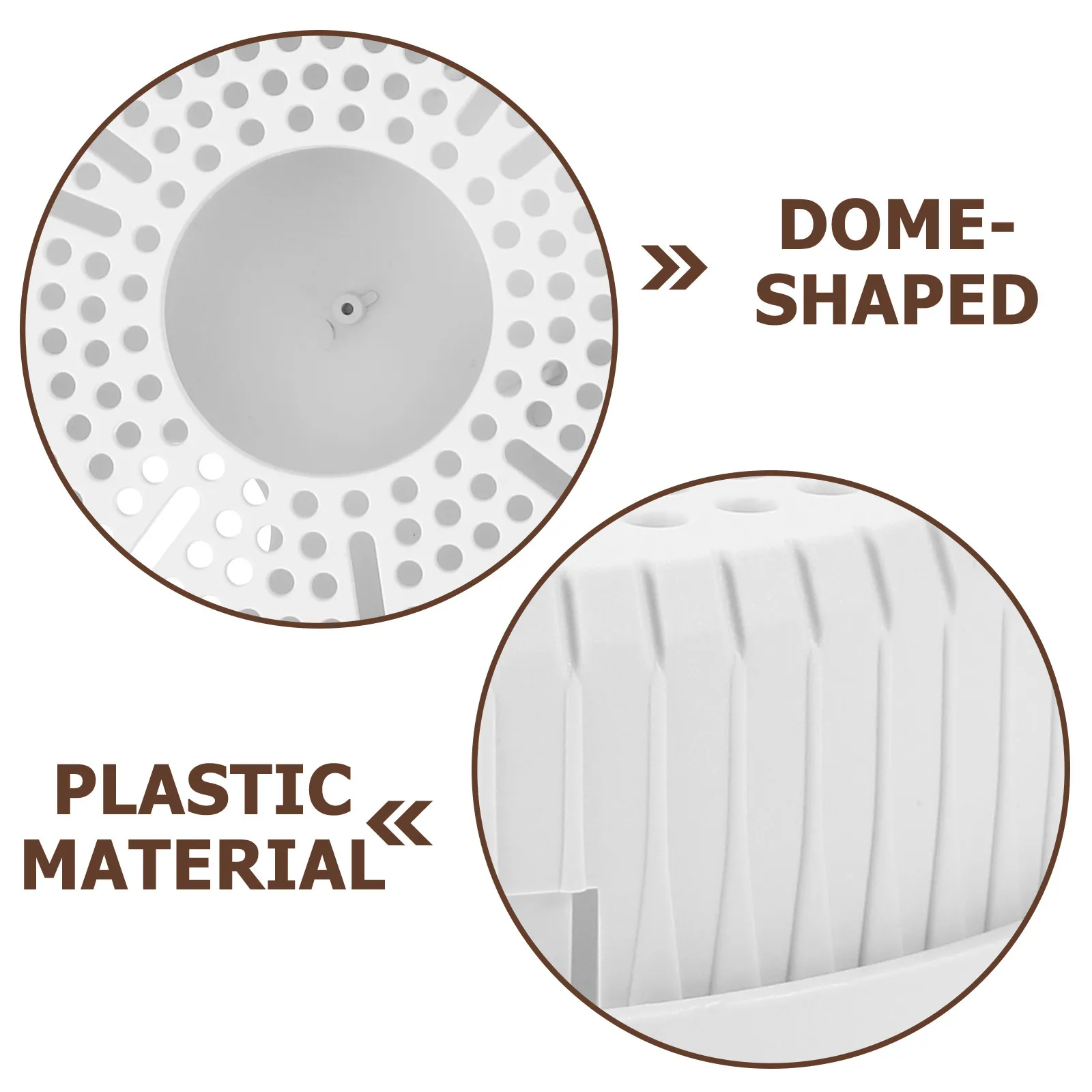 Waterproof Ceiling Mount Box 2 Pack Plastic Camera Bracket Wall Shelf for Cable Router Monitor Storage