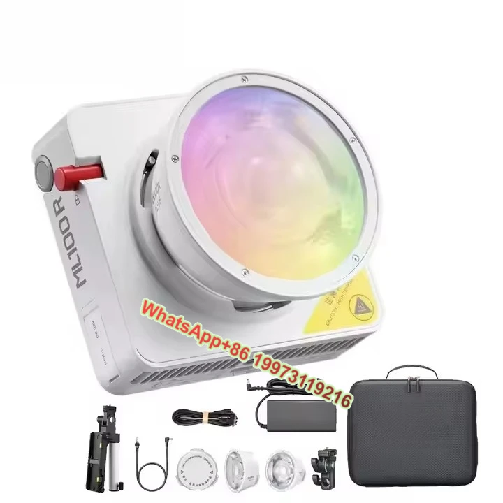 ML100R Kit2 110 Вт портативный ручной светильник RGB COB шарик для уличной ночной сцены потоковая передача видео высокая яркость мощность
