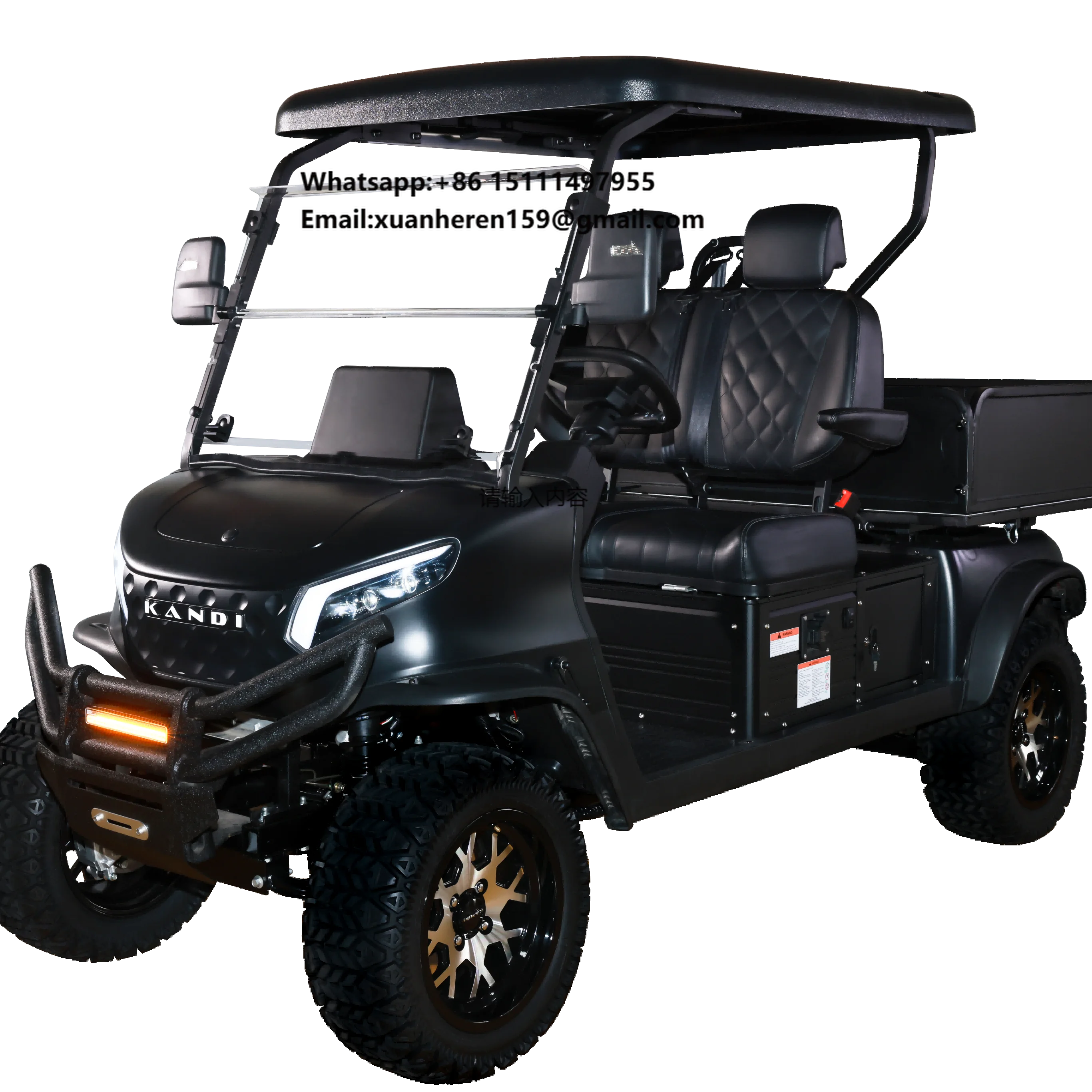 Utility Car Mini Truck Multi-Function Buggy KANDI Lithium Golf Cart Off-Road Vehicle