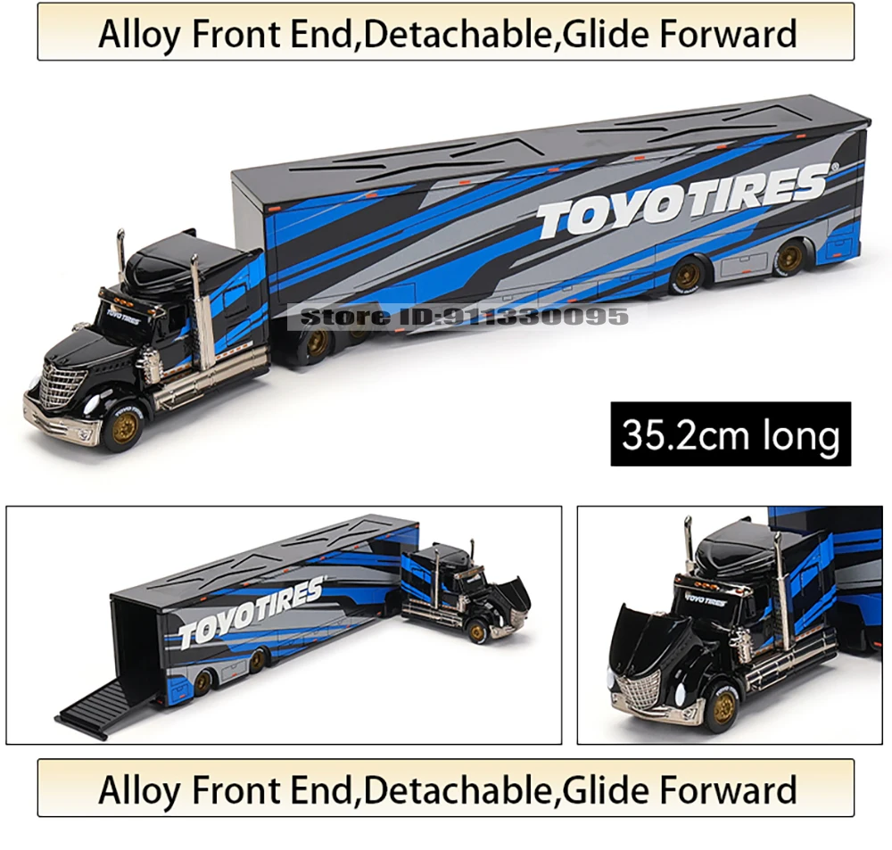 Miniature Camion Mack BM AHL 1/64 - Tracteur Remorque Wrigley's Gum, Moulé Sous Pression
