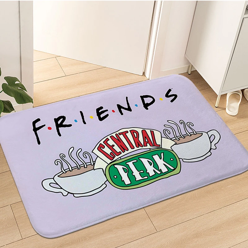 Foot Mat Central Perks Carpet Living Room Funny Doormat Entrance Door Useful Things for Home Floor Mats Front Door Bathmat