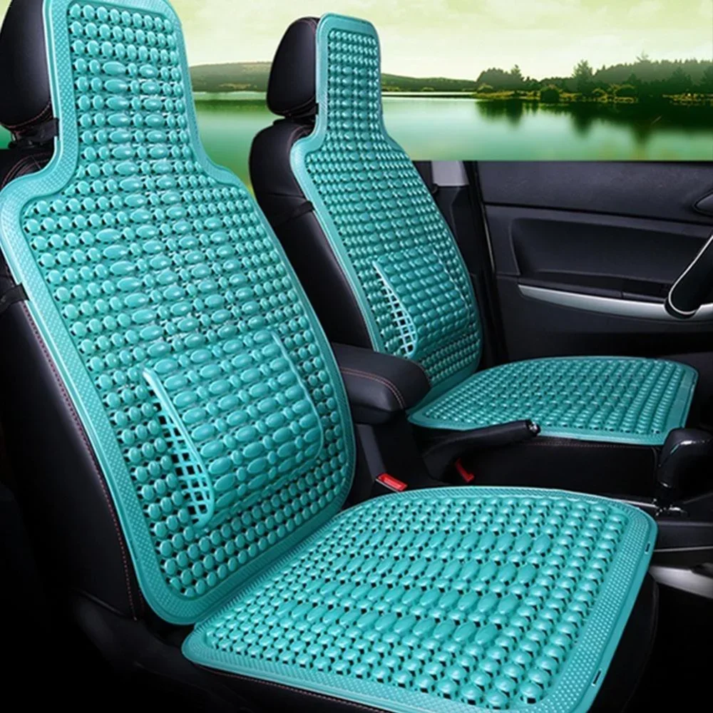 1PC Universal Summer Cool Breathable Car Seat Cover Massage Relaxing Auto Seat Cushion Chair Cover Protector With Waist Pillow