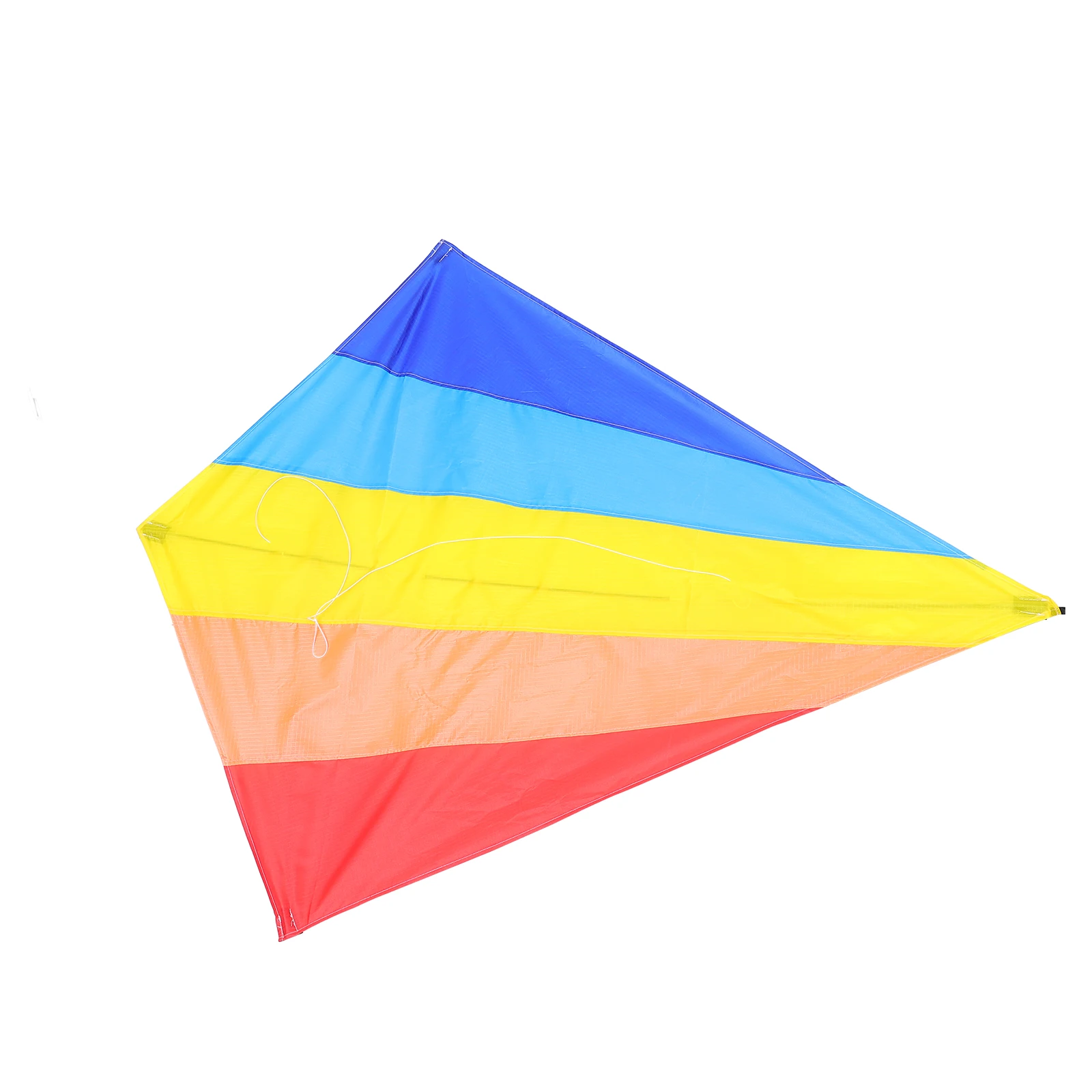 

Rainbow Rhombus Kite Colorful Polyester Long Tail Kids Outdoor Beach Toys Diamond Shaped Flight Fun Activities Gifts