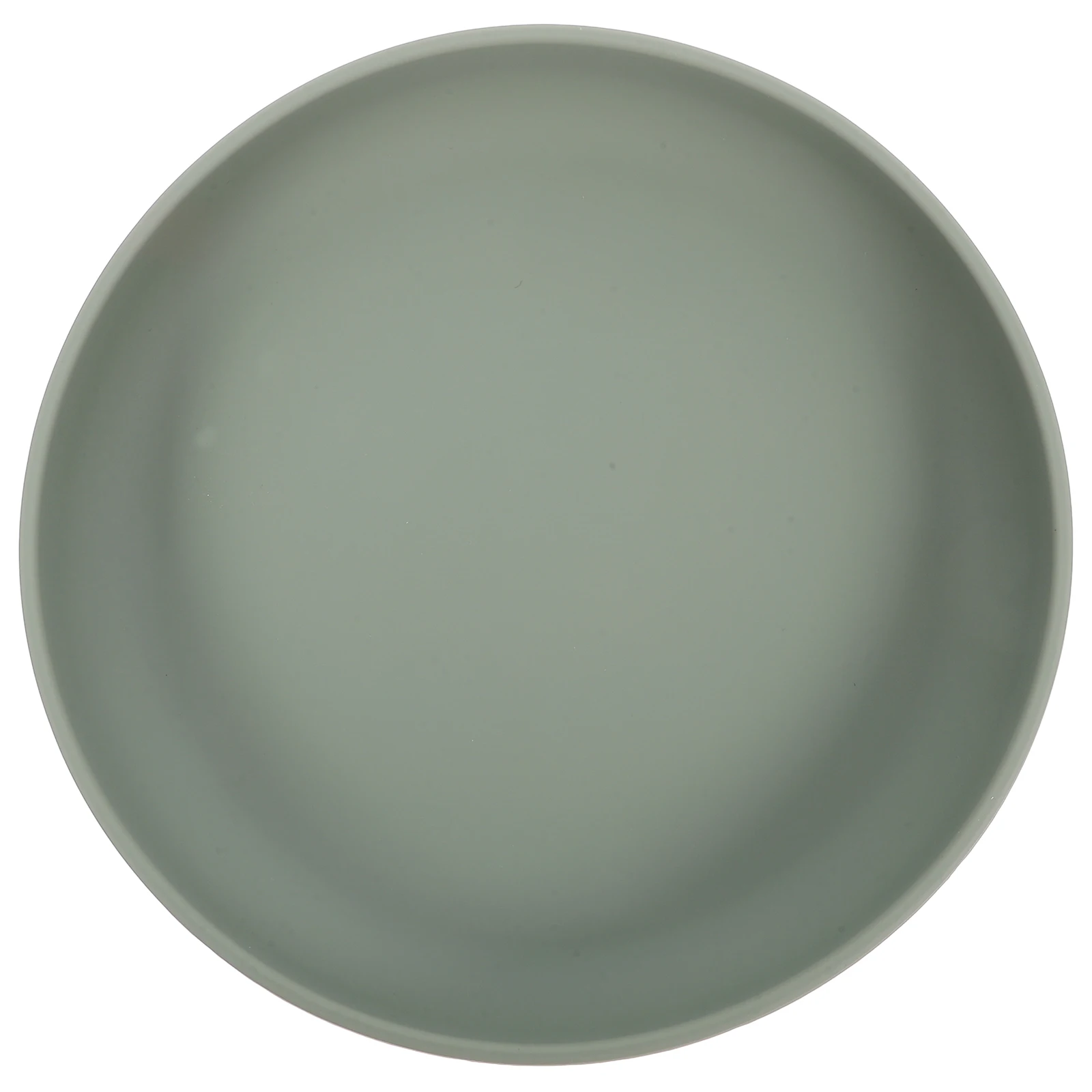 

Anti Spill Dinner Plates for Elderly Kids Portion Control Round Scoop Resistant Silicone Suction Base Pet Feeding