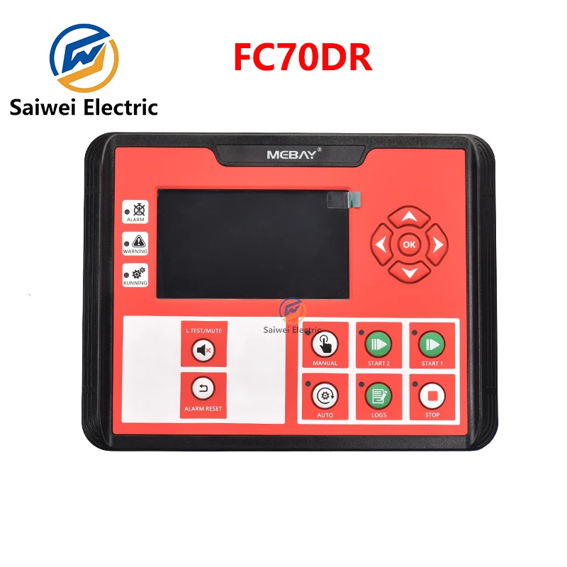 

Mebay FC70DR Diesel Engine Fire Pump Controller Panel Generator Control Module for Fire Pump Units Driven Spare Parts