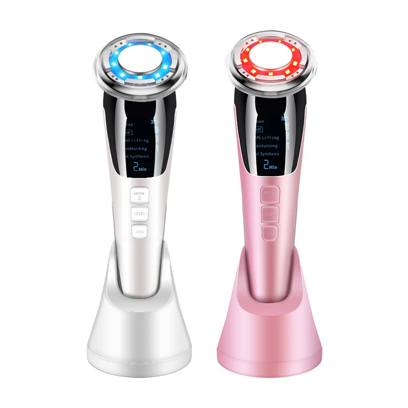 

EMS Face Beauty Massager Hot Cold Hammer Ultrasonic Cryotherapy Facial Lifting Massager Face Body Spa Ion Beauty Instrument