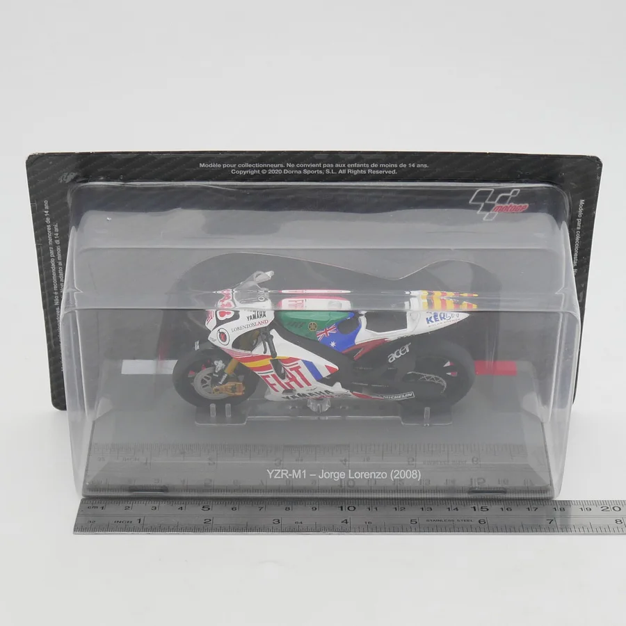 Ixo-ダイキャスト合金gpオートバイ玩具,1:18スケール,gp 2008,オートバイモデル,クラシック,大人のコレクション,お土産ギフト,静的ディスプレイ,YZR-M1