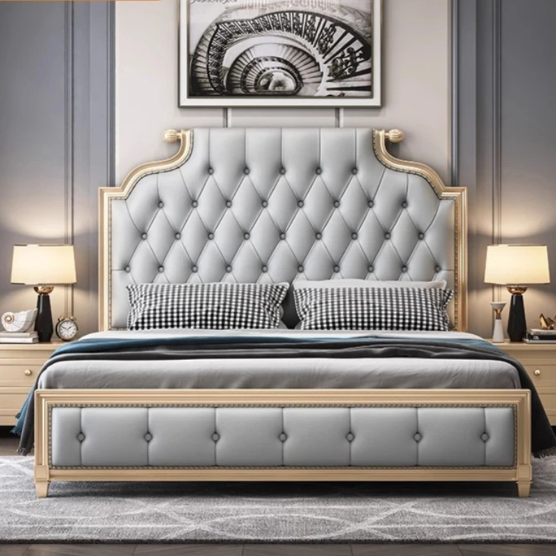 

Queen Size Wooden Bed Frames Double Storage Sleeping Unique Bed Modern Luxury Cama De Lujo Para Dormitorio Home Furniture