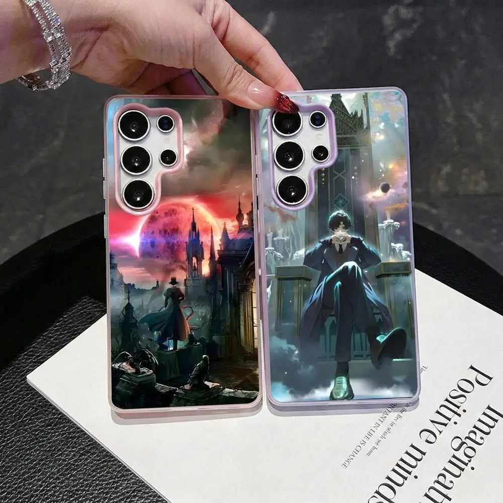 Literary fiction Lord of Mysteries Phone Case 2-in-1 Detachable Clear Case for Samsung S26-S22 Multi-Color Card Holder Soft TPU