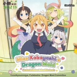 10 paczek CARDFUN panna Kobayashi's Dragon Maid kolekcjonerska gra karciana karty kolekcjonerskie Hobby prezenty zabawki