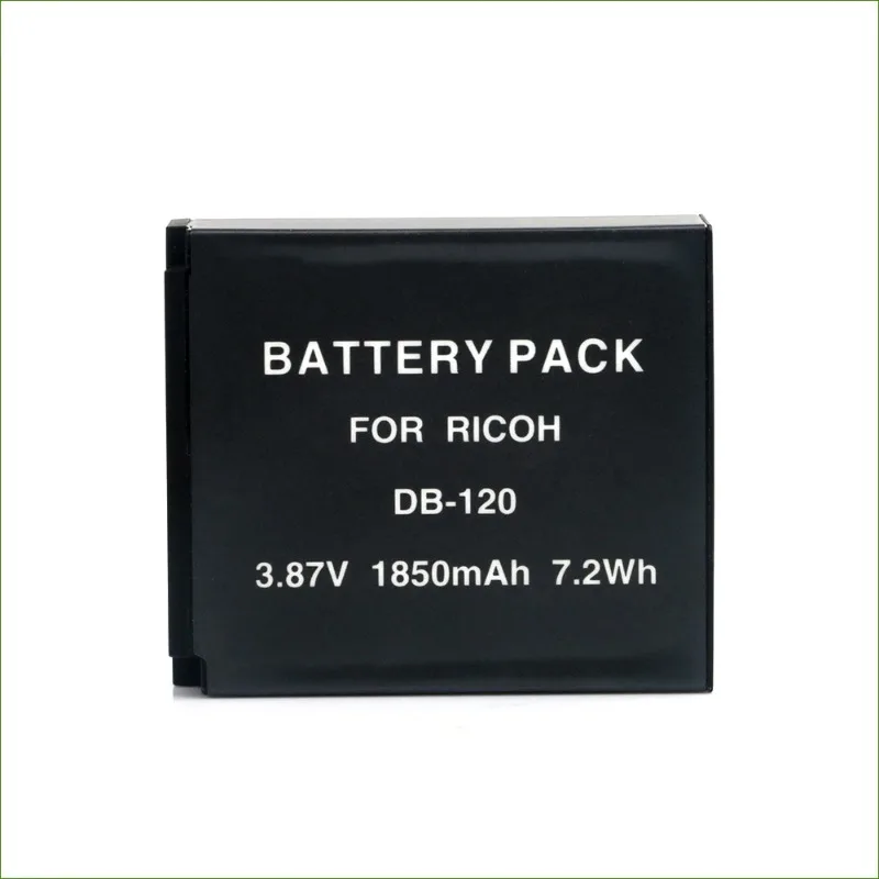 

For RICOH DB-120 DB120 3.87V 1850mAh Li-ion Battery Pack / Dual USB-C Charger Compatible with GR IV, GR4, GRIV Camera