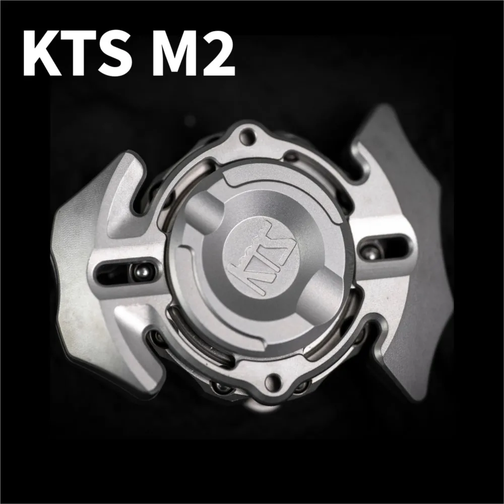 KTS EDC M2 Fidget Spinner Fidget Toy For Adults Stress Relief Toy Anxiety Toy Stainless Steel Fidgeting Spinners Original Design