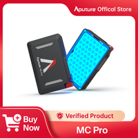 Aputure MC Pro RGBWW LED Video Light 2000K-10000K IP65 Magnetic Attraction Diffuser Photography Lighting for Vlog Photo Studio