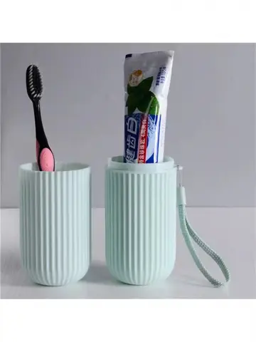 1/4Pcs table Toothbrush Protect Holder Cup Case Travel Camping Storage Box Organizer Travel Toiletries Storage Cup New Creat