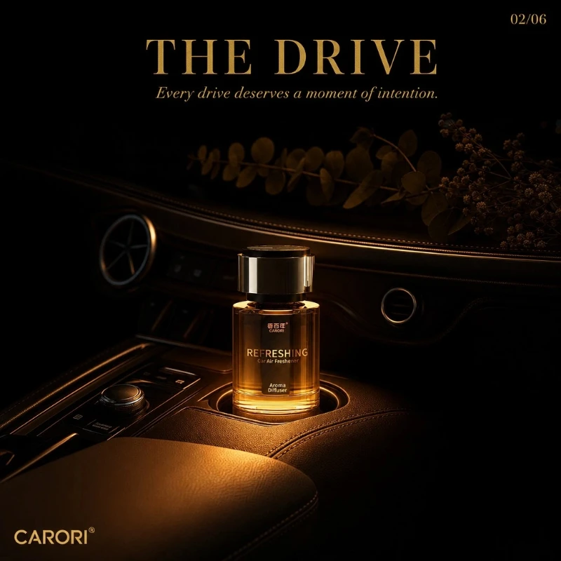 CARORI New‑style Dual‑use Car‑home Aroma Diffuser, Glamorous Cup‑holder Fragrance Ornament