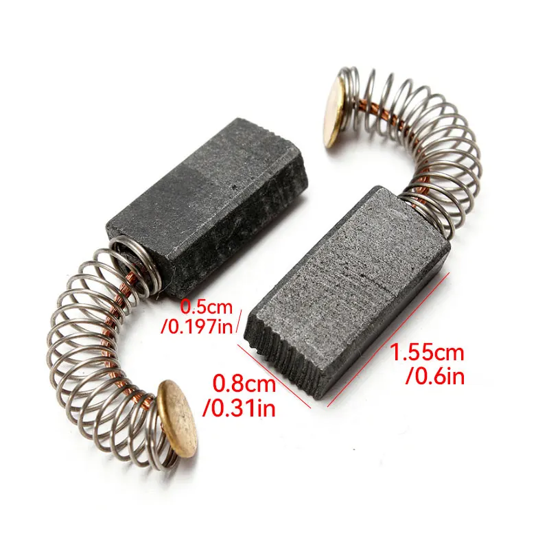 2Pcs/10Pcs 5x8x15.5mm Carbon Brushes Electric Motor Graphite Brush for Bosch Drill Screwdriver Saw Angle Grind Replacement