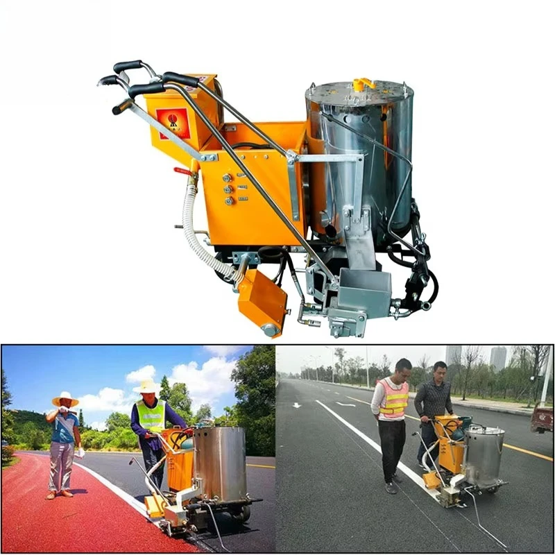 

Hot Melting Paint Line Marking Thermoplastic Hand Push Road Painting Machine