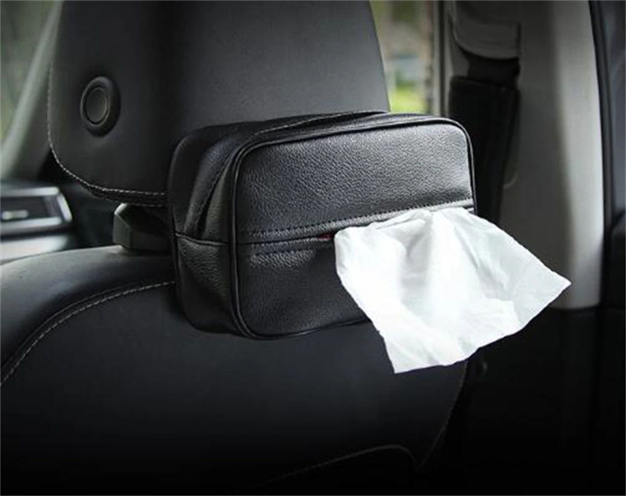 Car Seat Back Hanging Type Car Tissue Box Creative Car Supplies Tissue Paper Box