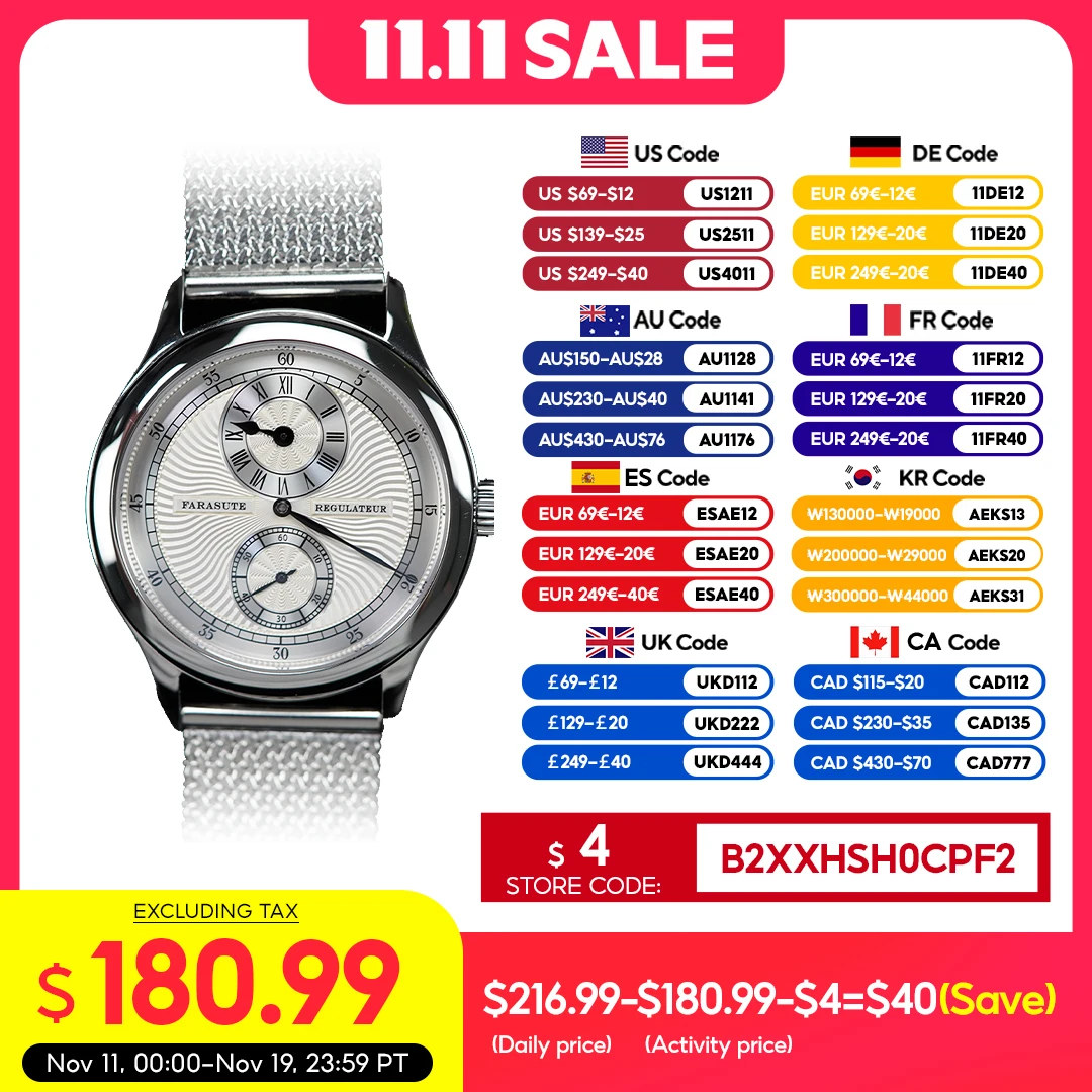 FARASUTE Retro Machinery Wristwatch For Male Classic Seagull Manual Mechanical Movement Watch Men Waterproof Montres pour hommes