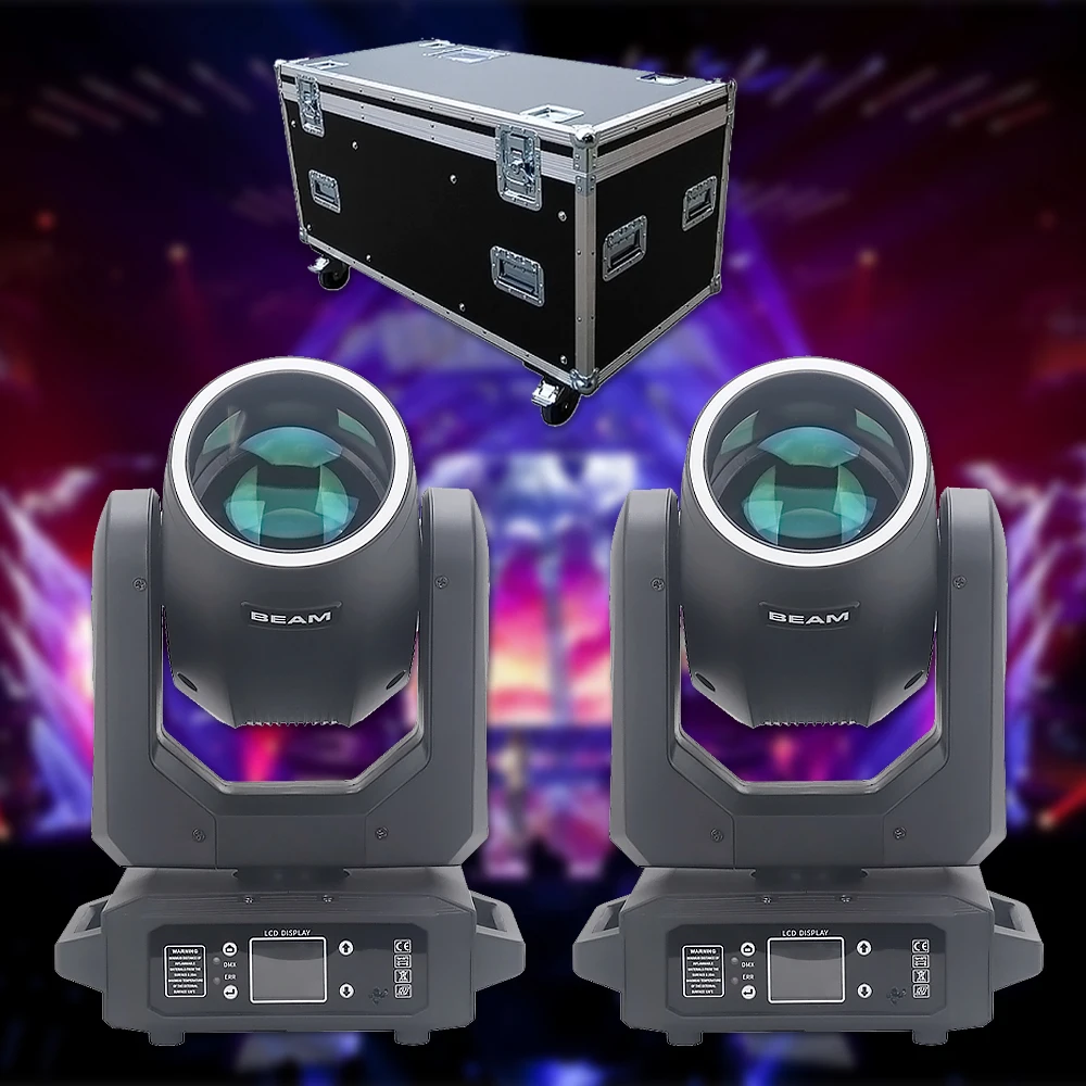 

280W Stage Light 200W White LED RGB 12 Patterns 8 Colors 6-Color Rainbow DMX Voice Control 540° X 200° Y for DJ Disco Concerts