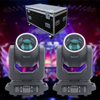 280W Stage Light 200W White LED RGB 12 Patterns 8 Colors 6-Color Rainbow DMX Voice Control 540° X 200° Y for DJ Disco Concerts