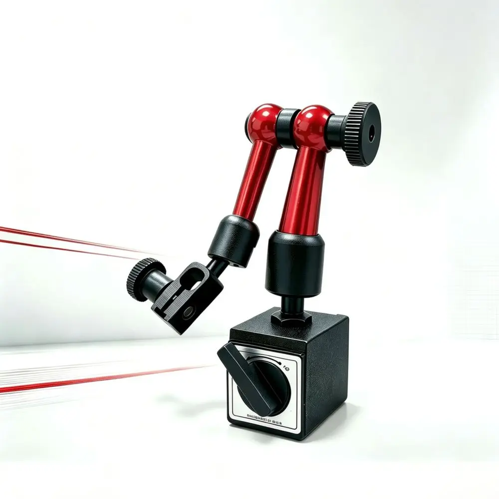 Universal Magnetic Stand Holder For Jingjing Dial Indicator Flexible Arm Precision Measuring Tool Eight Millimeter Clamp Hole