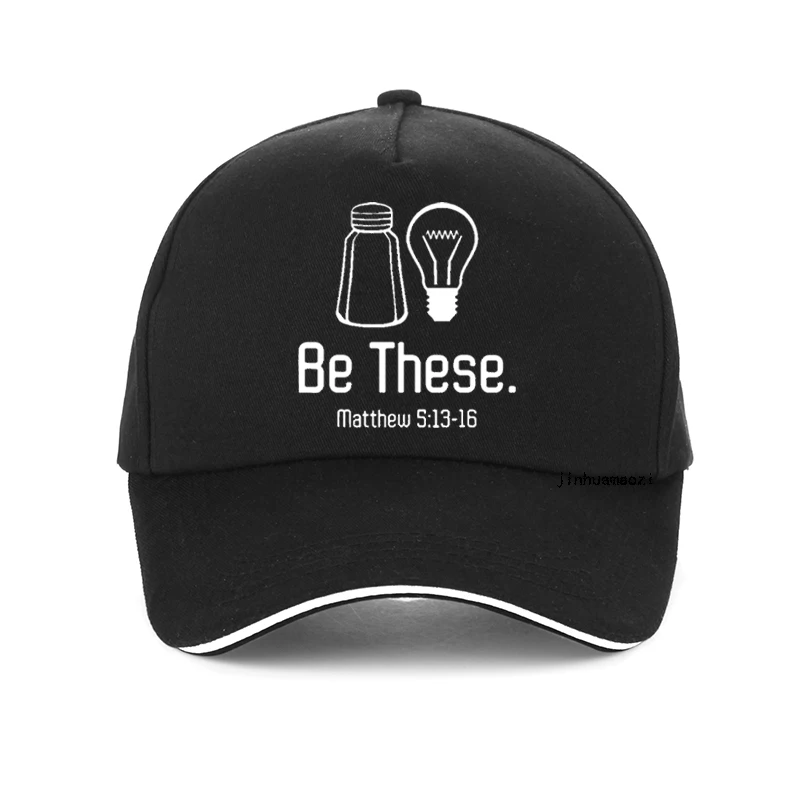 

Be These Salt And Light Christian Matthew 513-16 print baseball cap Man Woman Hip Hop Adjustable Snapback hat Bonnet