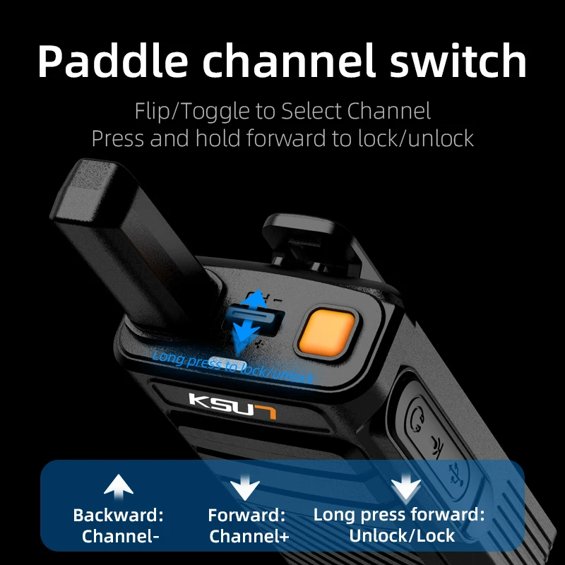 KSUN X12 Handheld Talkie Walkie Set 5W FRS Two Way Radio UHF Type-C Frequency Copy PMR 446 Walkie Talkie for Outdoor