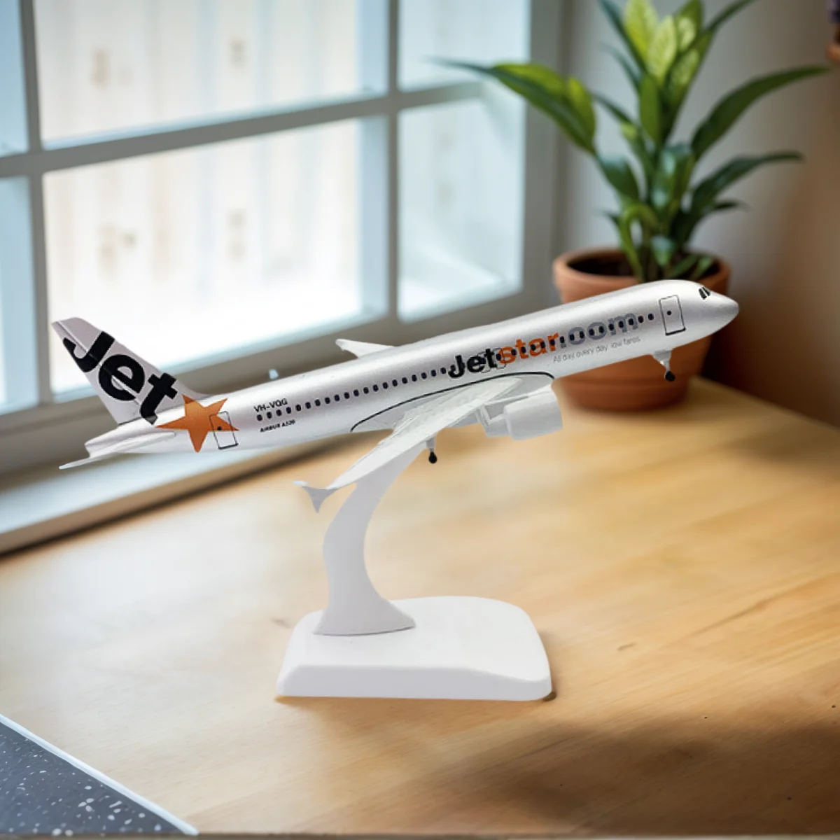 نموذج طائرة معدنية دييكاست بمقياس 7.5 بوصة لعبة بوينغ ايرباص ATR كونكورد 320 737 C919 طبق الأصل للطيران لعبة فنية مصغرة للأطفال الأولاد #4