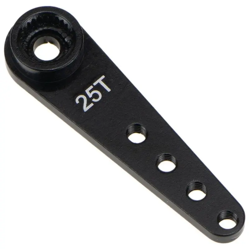 YSUN-32PCS 37Mm 25T Metal Extension Steering Servo Horn For RC Car Crawler Parts,Black