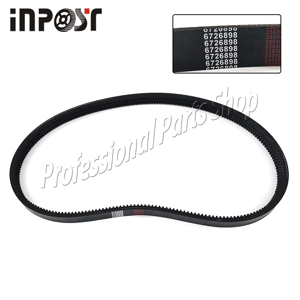 

6726898 Приводной ремень подходит для Bobcat 753 763 773 S150 S160 S175 S185 T180 T190 6726898