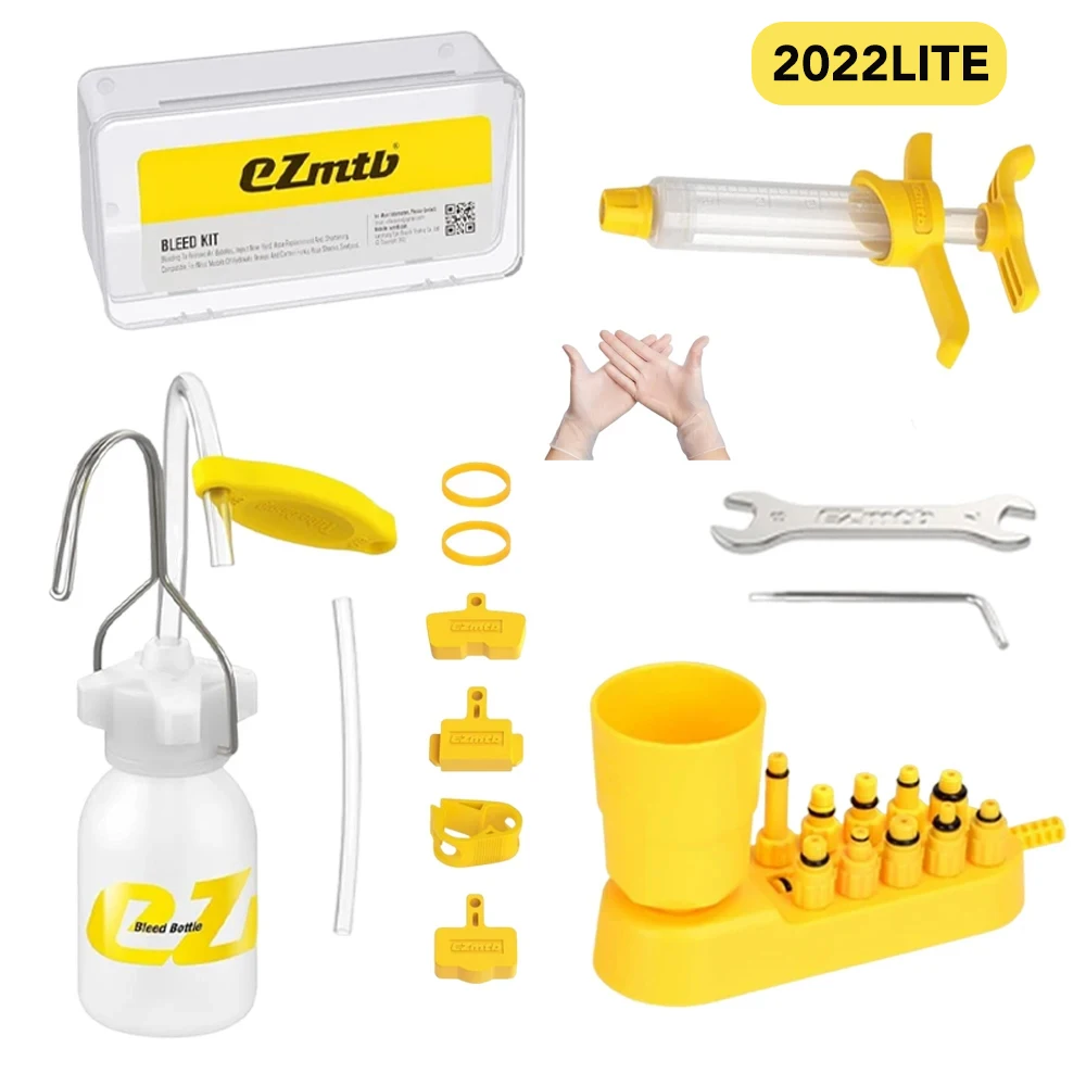Fiets Rem Minerale Olie 60ML Fiets Hydraulische Schijfrem Olie Bleed Kit Voor SHIMANO TEKTRO SRAM NUTT Serie rem Reparatie Tools