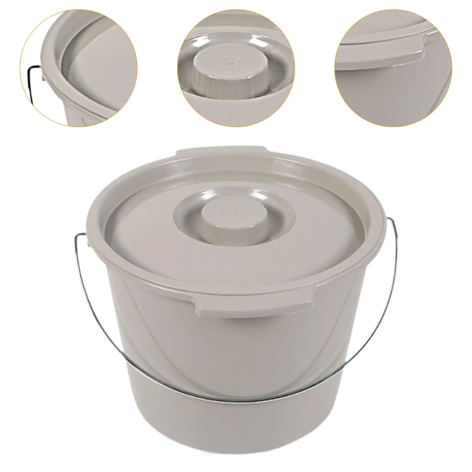 Portable Toilet Bucket with Lid