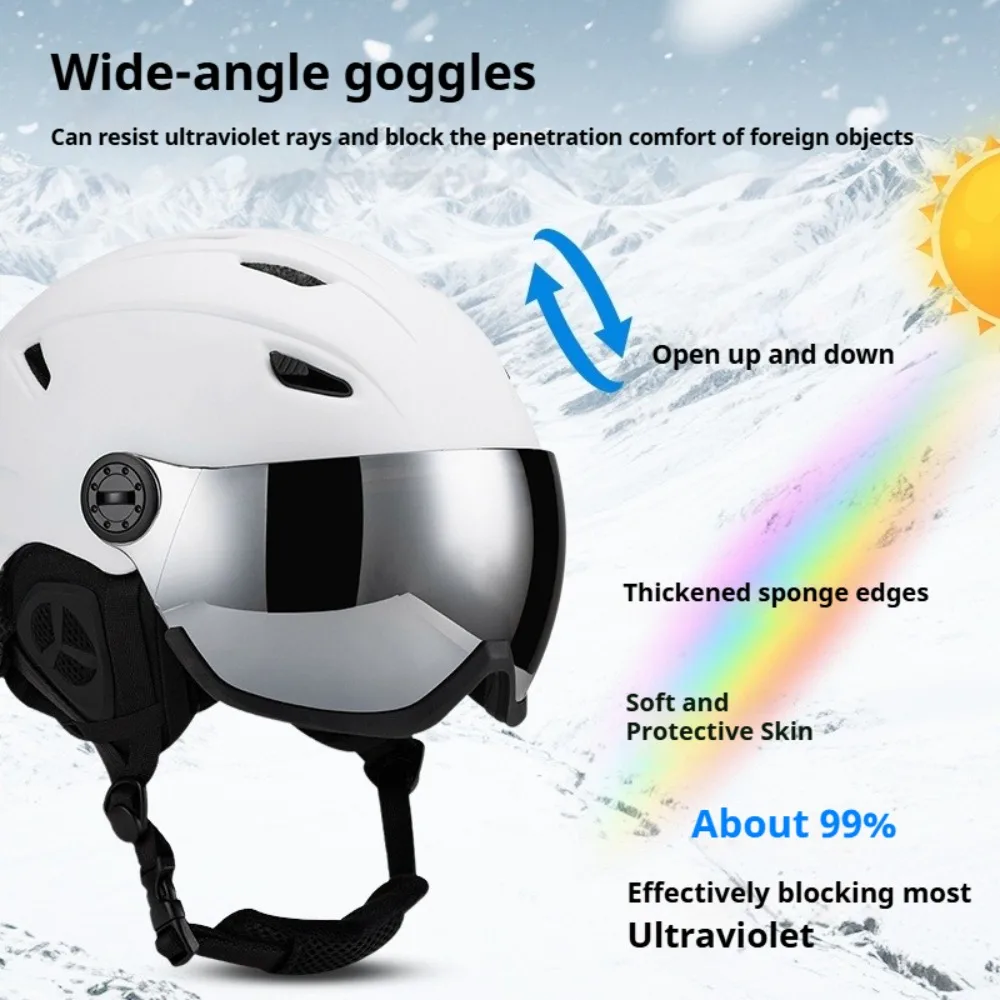 

Eastinear Helmet Ski Goggles Anti-impact Safety Helmet Cycling Ski Snowboard Sports Helmet For Adult and Kids Head Protection