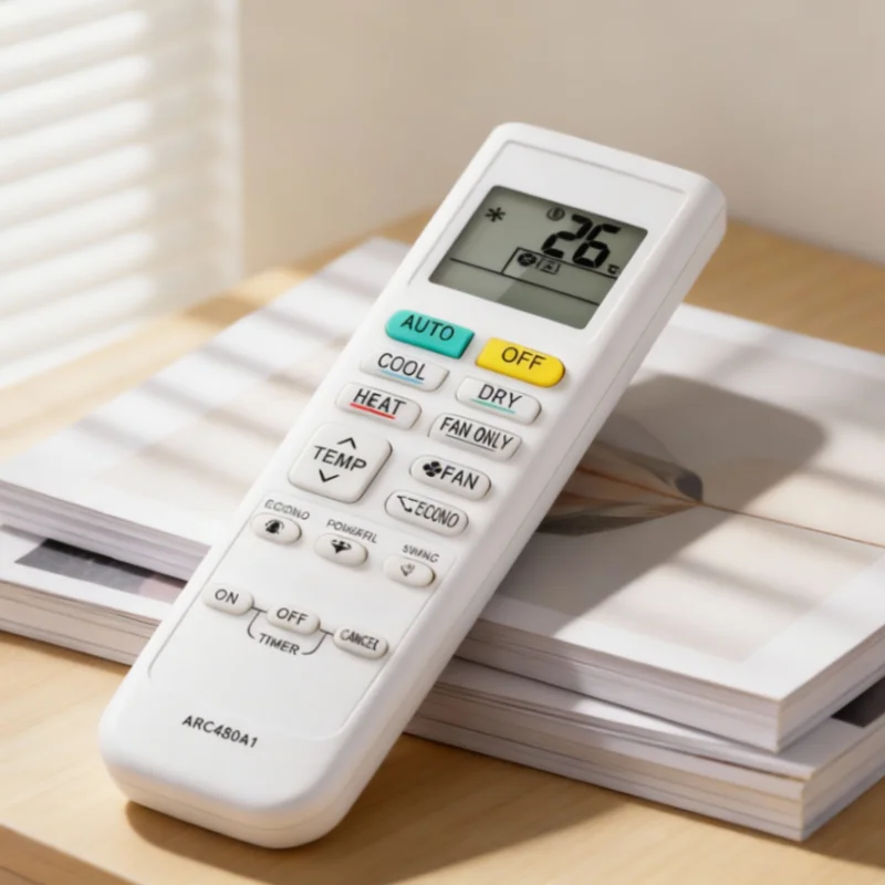 

Universal Remote Control for AC Air Conditioner Compatible with Models ARC480A1 ARC480A2 ARC480A3 ARC480A4 ARC480A5 ARC480A6 ARC