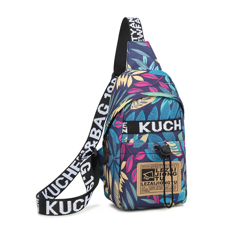 

Men’s Waterproof Chest Bag Outdoor Crossbody Sling Shoulder Bag Multi-Functional Fashion Messenger Pack for Phone Travel Hiking