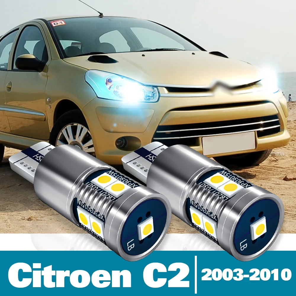 

2pcs LED Parking Light For Citroen C2 Accessories 2003 2004 2005 2006 2007 2008 2009 2010 Clearance Lamp