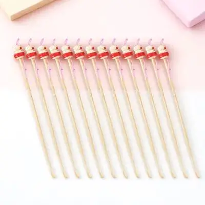 

100Pcs Bamboo Ear Tools Earwax Removal Spoons Multipurpose Micro-Powder Scoops Portable Sturdy Ear Cleaner for Daily Hygiene Use